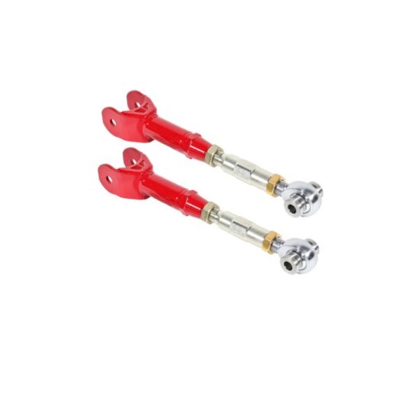UTCA060R Upper Trailing Arms with On-Car Adjustable Rod Ends for 2016-2017 6th Gen Camaro, Red