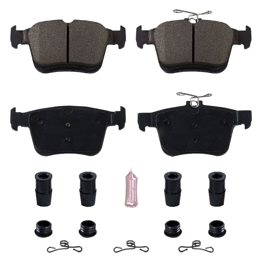 PowerStop Z23-1761 Rear Z23 Evolution Sport Brake Pads with Hardware for 2015-2019 Audi A3
