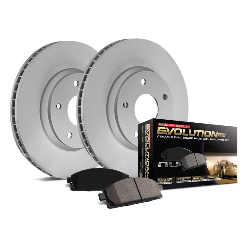 PowerStop CRK258 Front Z17 Evolution Geomet Coated Brake Kit for 2010-2012 Lexus HS250H