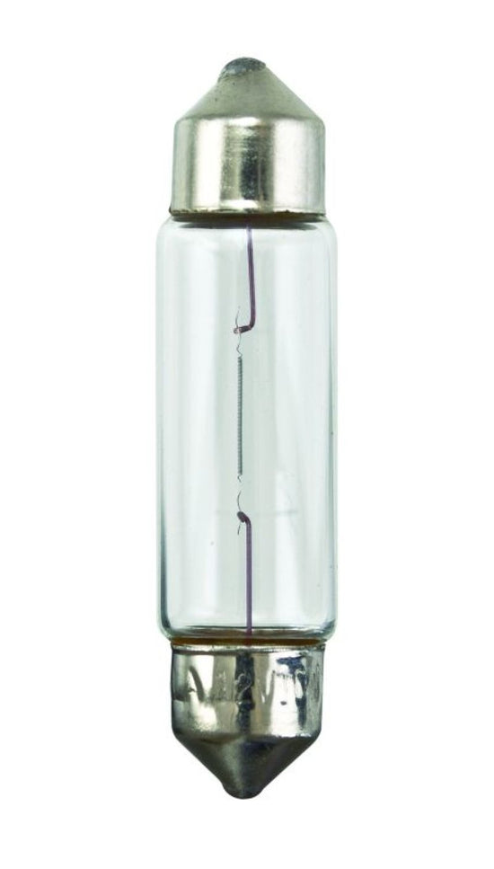 6411 12V 10W Universal T3.25 Bulb, Clear - 10 x 41 mm