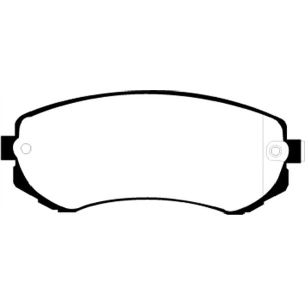 DP31279C Redstuff Front Brake Pads for 1989-1994 Nissan Skyline R32 1.8