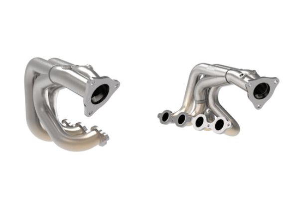 AFE 48-34148 Twisted 304 Stainless Steel Header for 2020 Chevy Corvette C8 6.2L V8