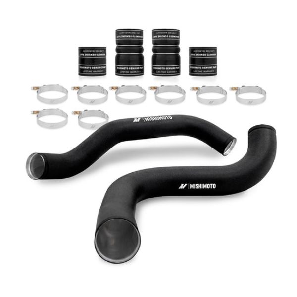 PSD Intercooler Pipe & Boot Kit for 1999-2003 Ford 7.3L Powerstroke, Wrinkle Black