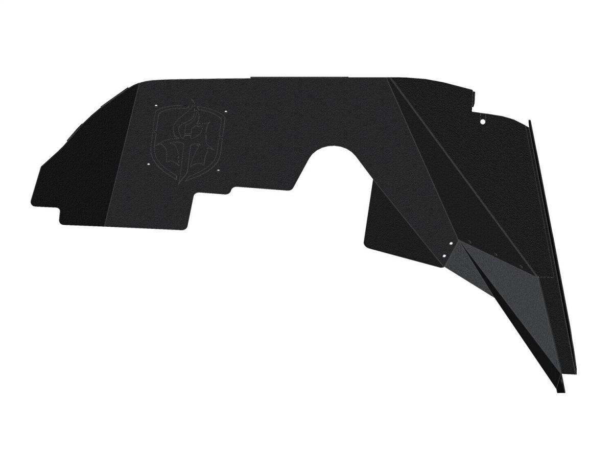 518LFFSB Stealth Front Fender Liner Body Armor for 1918-2020 Jeep Wrangler JL, Black Steel
