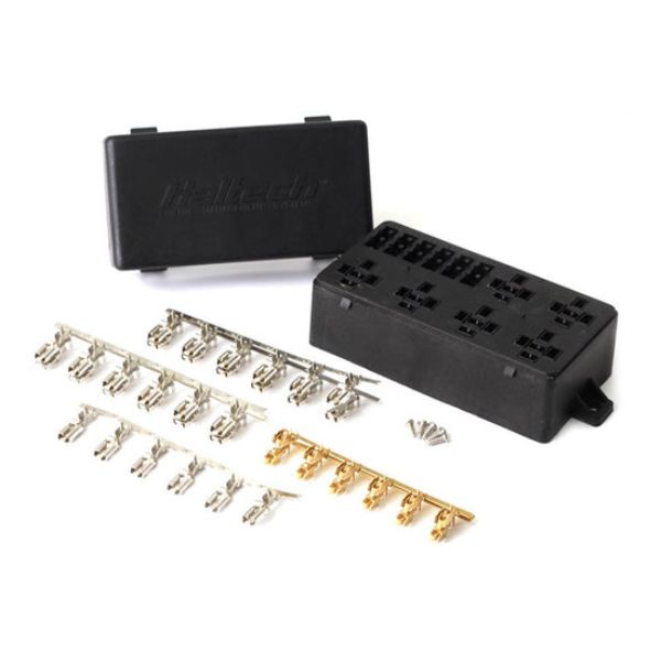 HT-030102 6 Circuit  Fuse Box with Lid & Pins