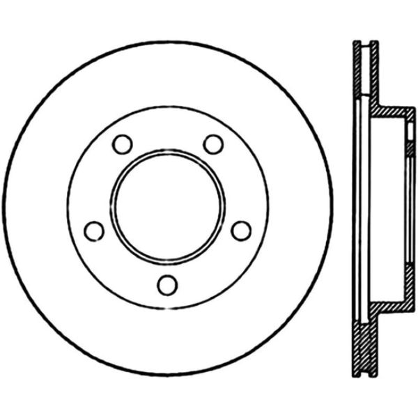 127.63006R Slotted & Drilled Sport Brake Rotor