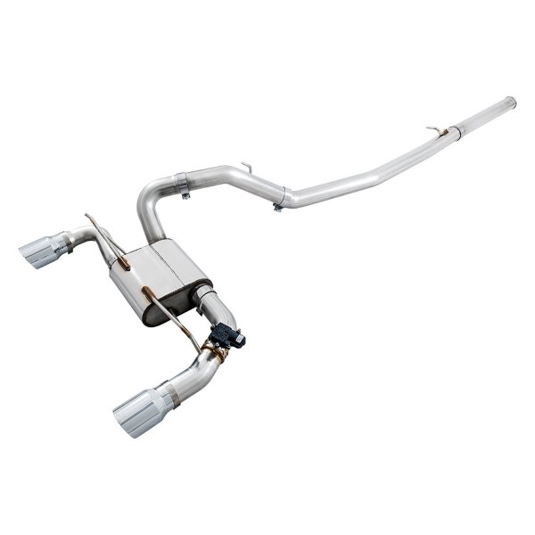3025-33024 Switchpath Cat-Back Exhaust with Diamond Black Tips for Ford Focus RS