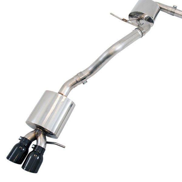 3015-22064 Touring Edition Exhaust with Chrome Silver Tips for 2009-2014 Volkswagen Jetta MK6 1.4T