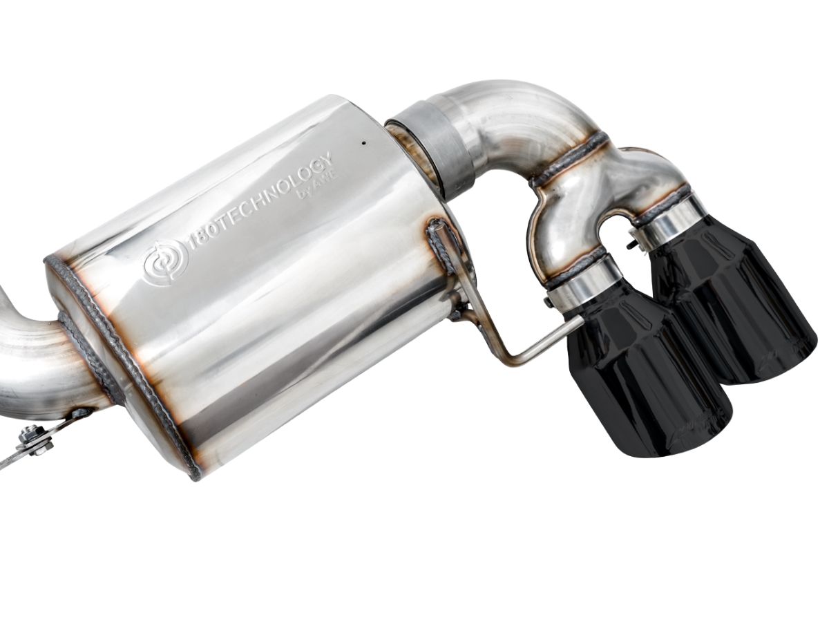 Non-Resonated Touring Edition Exhaust with Quad Diamond Black Tips for 2019 Plus BMW M340I