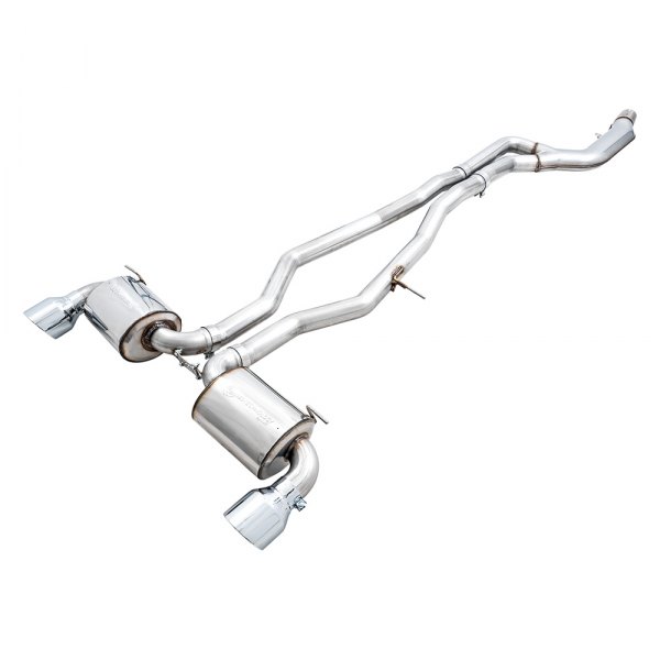 3020-33072 Non-Resonated Touring Edition Exhaust with 5 in. Diamond Black Tips for 2020 Toyota Supra A90