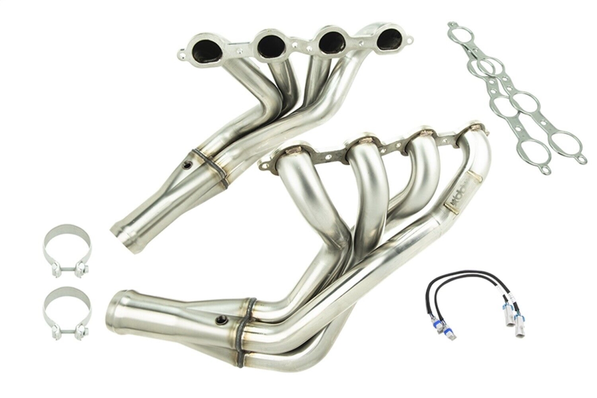 2161H631 2 x 3 in. Header & Green Catted X-Pipe Kit for 2006-2013 Chevrolet Corvette Z06 ZR1