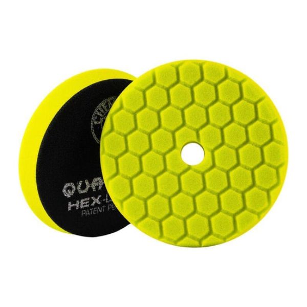 BUFX111HEX5 5.5 in. Hex-Logic Quantum Heavy Cutting Pad - Yellow