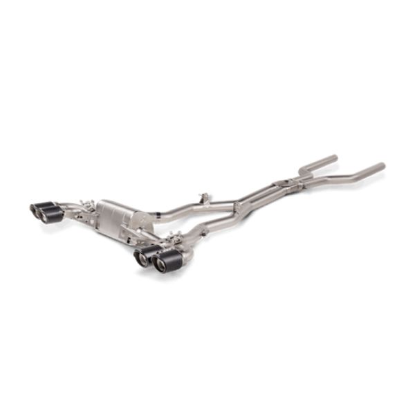 S-BM-T-25 Evolution Line Cat Back with Carbon Tips for 2021 BMW M8-M8 Competition