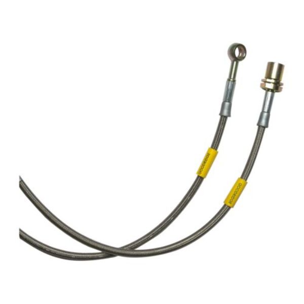 20015 Rear Drum Stainless Steel Brake Lines for 1992-1995 Honda Civic All Models with Rear Drum, 1993-2000 Del Sol