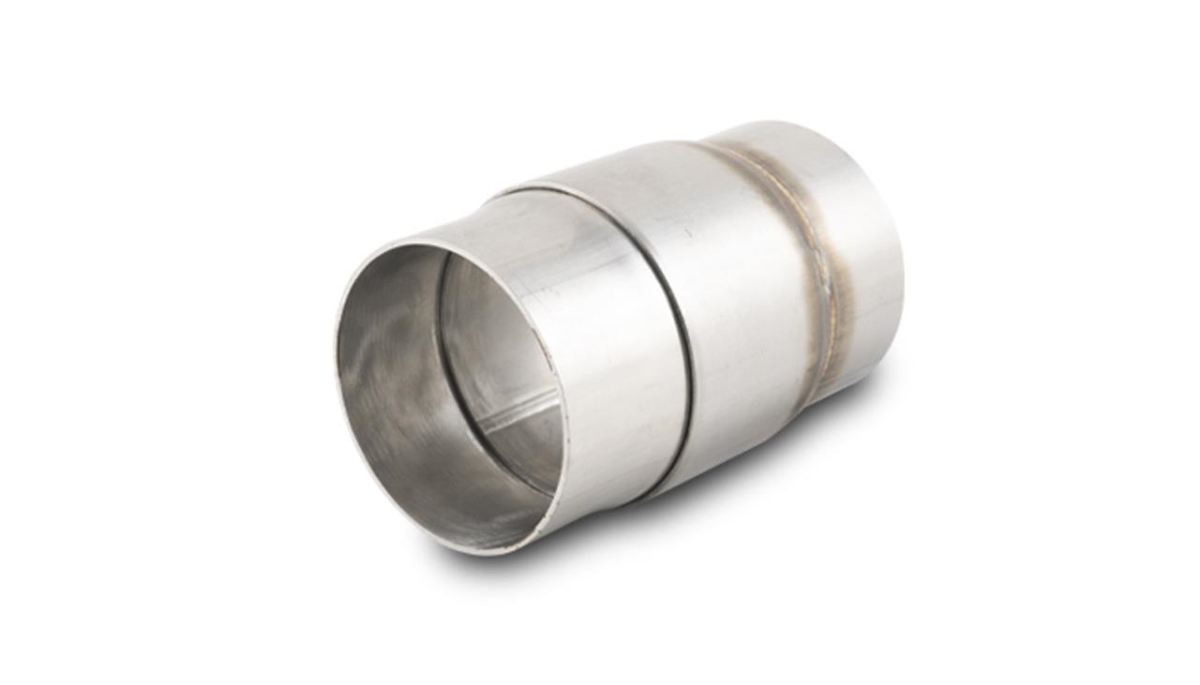 13293 Welded Stainless Steel Slip Joint Adapter for 2.5 in. OD Tubing - 2 Piece