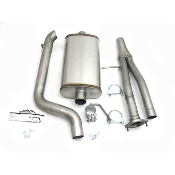 409 Stainless Steel Single Rear Exit Cat-Back Exhaust for 2003-2006 Hummer H2 6.0L