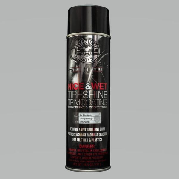 TVDSPRAY101 Nice & Wet Tire Shine Protective Coating for Rubber & Plastic
