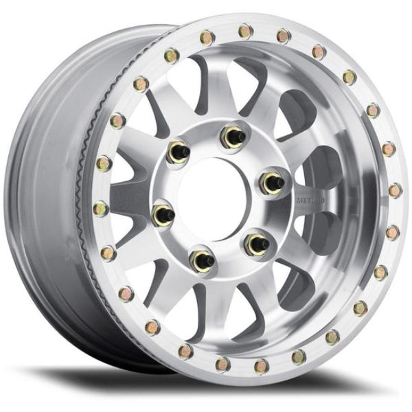 17 x 9 in. -12 mm Offset 8 x 6.5 in. Bolt Pattern 130.81 mm Center Bore Method MR101 Beadlock Raw Machined with BH-H24125 Wheel