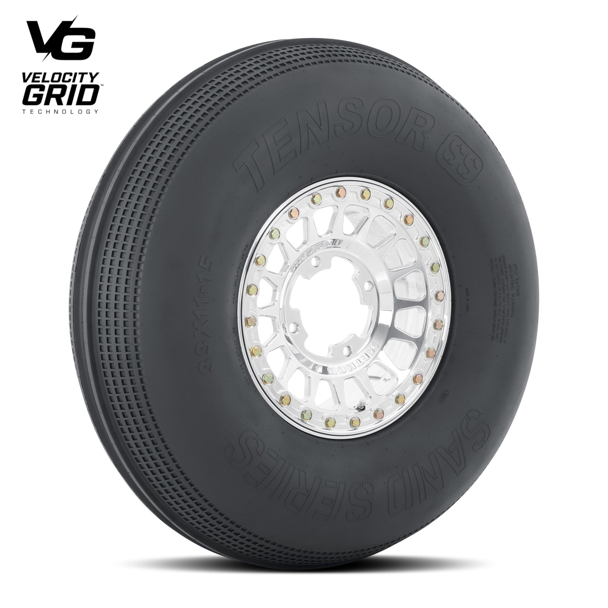 33 x 11 in. Tensor Tire Sand Series Hard Compound Front Tire