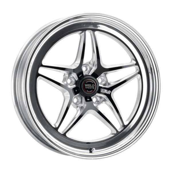 3.18 in. ID 18 x 5 in. 5 x 120 Bolt Pattern 2.1 in. Back Space Non-Beadlock S81 Black Wheel