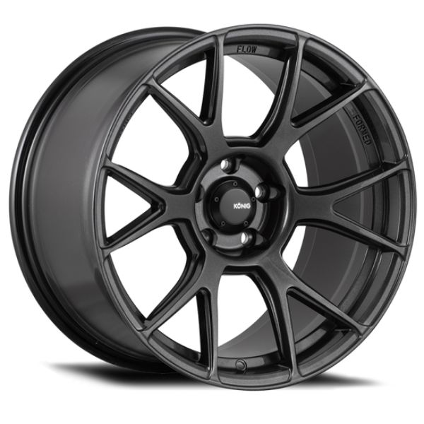 18 x 9.5B in. 5 x 114.3 Bolt Pattern Ampliform ET35 Dark Metallic Graphite Cast Wheel