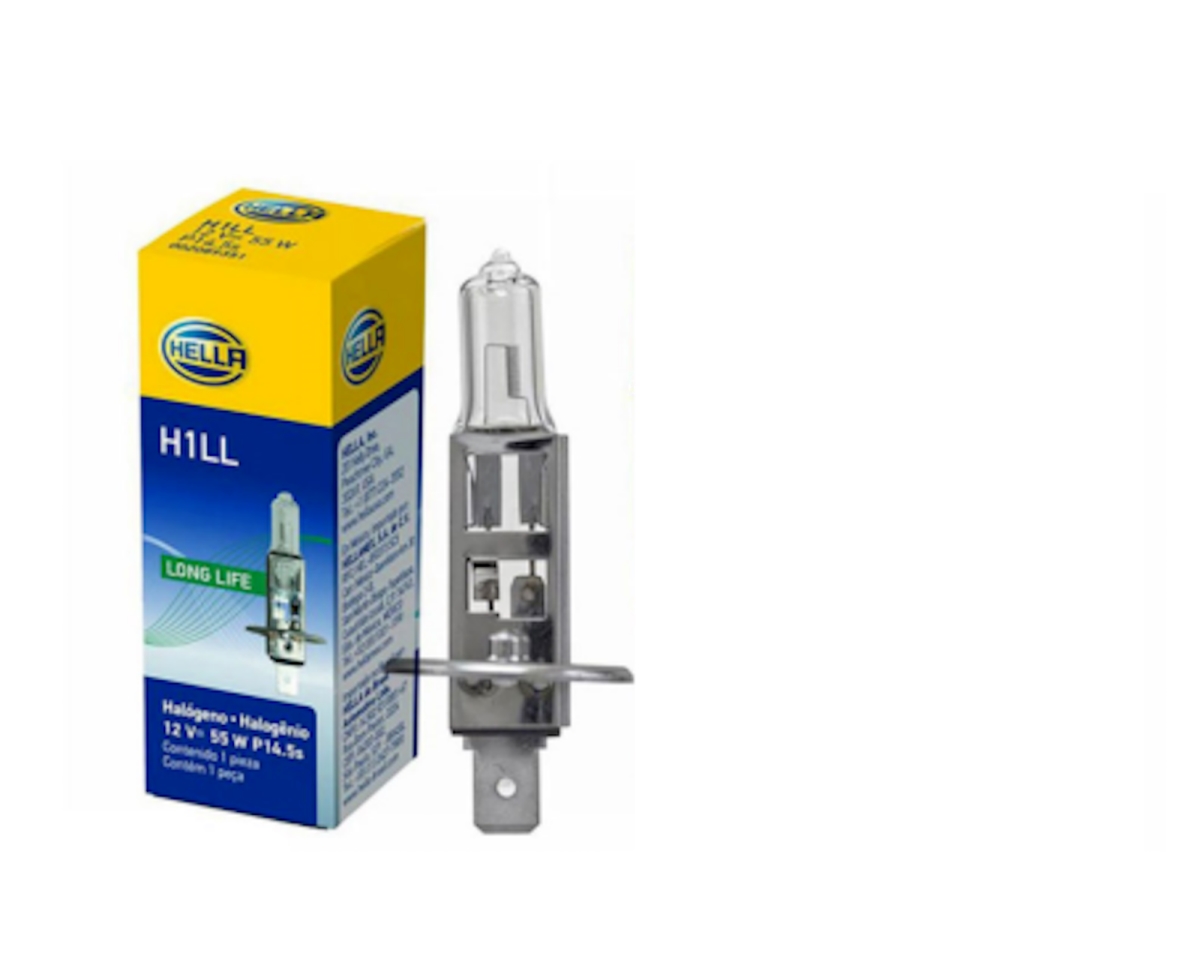 H1LL 12V 55 watt H1 P14.5s T2.5 Longlife Bulb