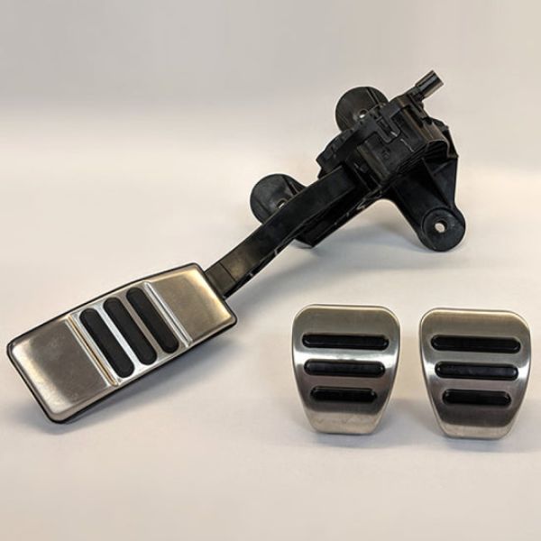 Aluminum & Urethane Upgrade to Premium Package Pedals for 2011-2017 Ford Mustang