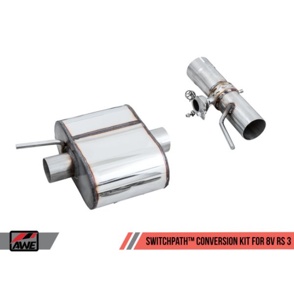 3825-11026 SwitchPath Exhaust Conversion Kit for 2018-2019 Audi TT RS Coupe 8S-MK3 2.5L Turbo