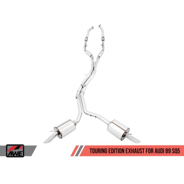 Resonated Touring Edition Cat-Back Exhaust for Audi B9 SQ5