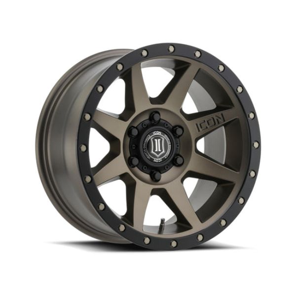 21817858347BR 17 x 8.5 in. 6 x 5.5 Bolt Pattern 4.75 in. Back Space & 106.1 mm Bore 0 mm Offset Rebound Pro Bronze Cast Wheel