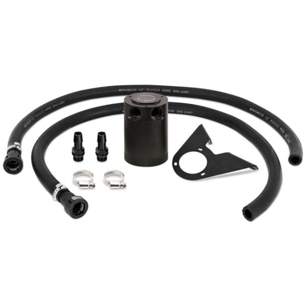 MMBCC-BR23-21P PCV Side Black Oil Catch Can for 2021 Plus Ford Bronco 2.3L Baffled