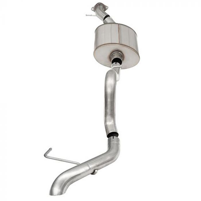 21207 2.75 in. Cat-Back Single Side Exhaust with Turndown Exhaust Tip for 2021-2022 Ford Bronco 2.7L 2-Door