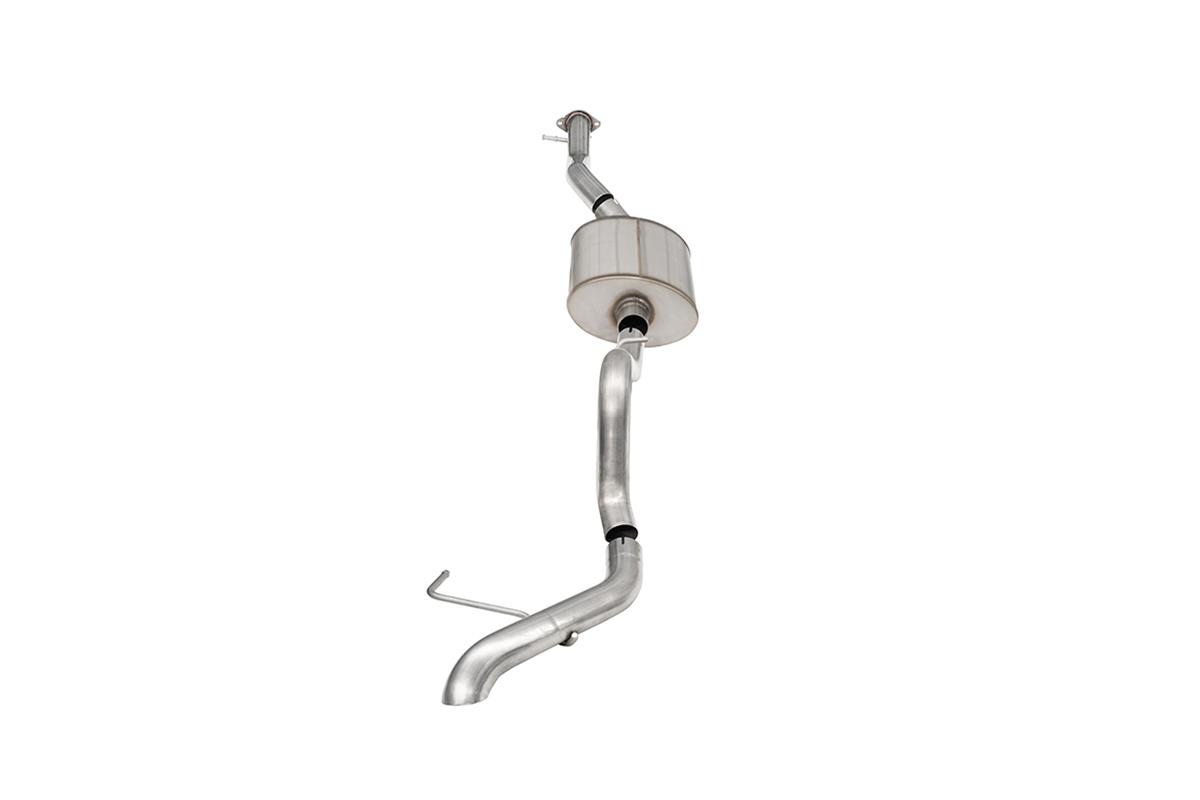21209 2.75 in. Cat-Back Single Side Exhaust with Turndown Exhaust Tip for 2021-2022 Ford Bronco 2.7L 4-Door