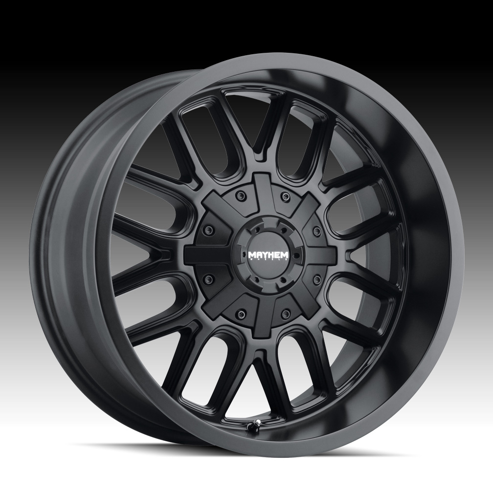 20 x 9 in. 8107 Cogent 6 x 135 Bolt Pattern 0 mm Offset 106 mm Hub Matte Black Wheel