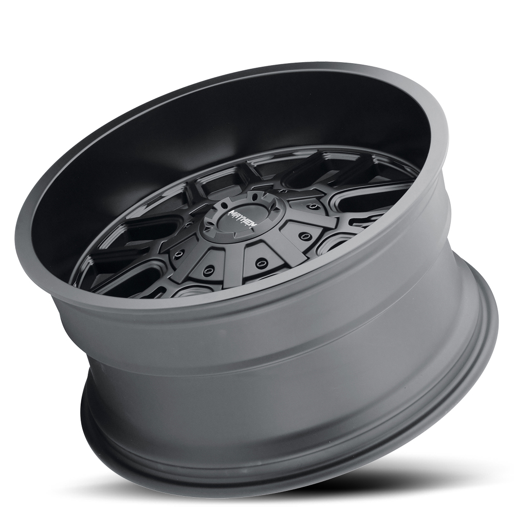 20 x 9 in. 8107 Cogent 6 x 135 Bolt Pattern -8 mm Offset 106 mm Hub Matte Black Wheel