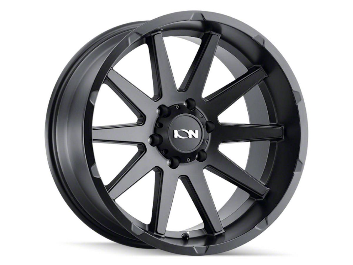 17 x 9 in. ION Type 143 6 x 139.7 Bolt Pattern -12 mm Offset 106 mm Hub Matte Black Wheel