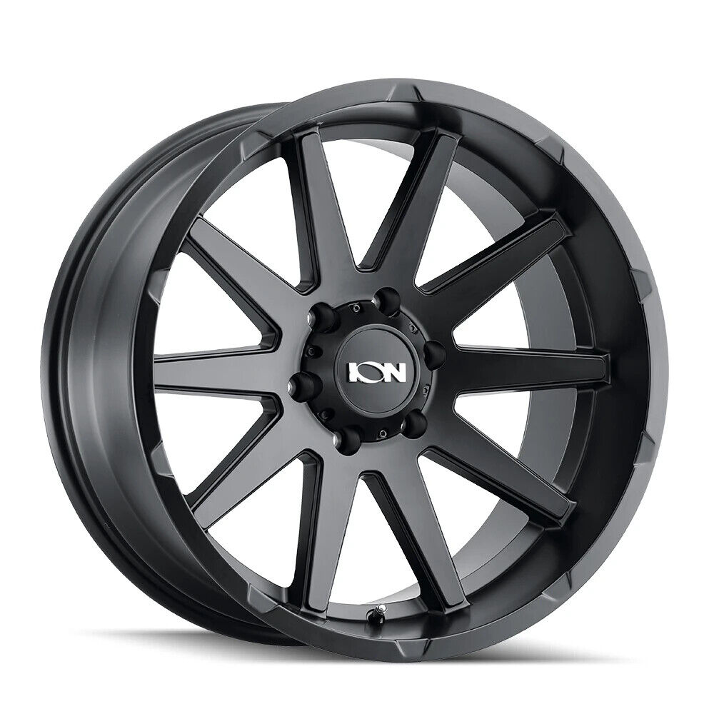 20 x 9 in. ION Type 143 6 x 139.7 Bolt Pattern 18 mm Offset 106 mm Hub Matte Black Wheel