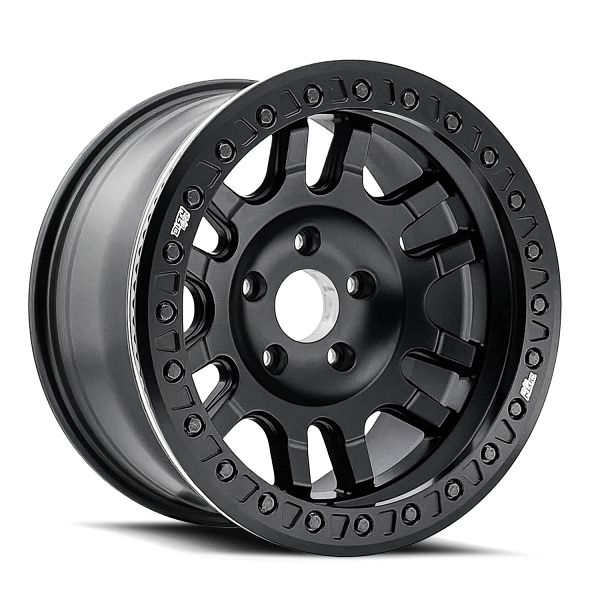 9314-7973MB38 17 x 9 in. 5 x 127 Bolt Pattern -38 mm Offset 71.5 mm Hub 9314 Canyon Race Matte Black Wheel