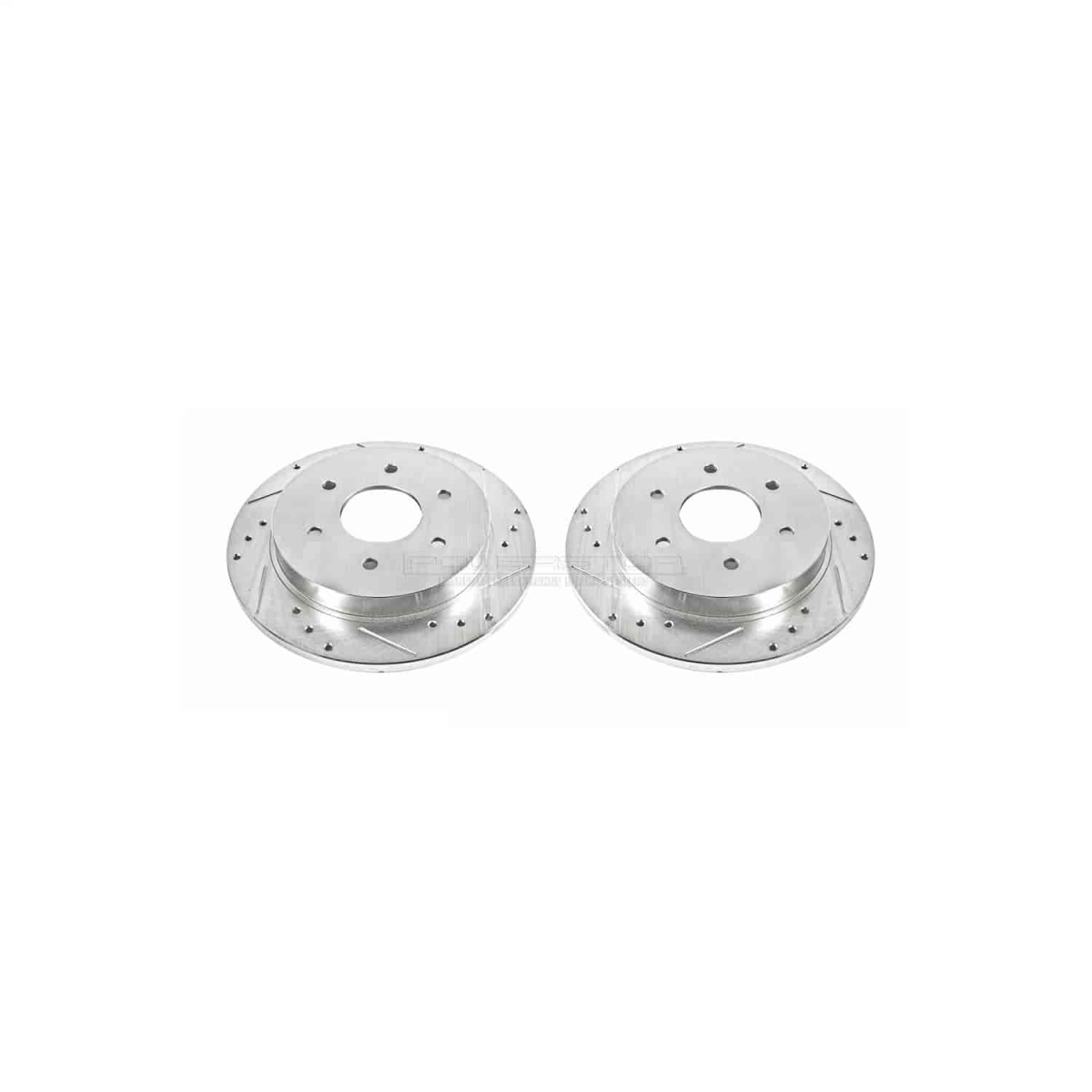 PowerStop JBR994XPR Rear Evolution Drilled & Slotted Rotors for 2004-2010 Infiniti QX56 - Set of 2