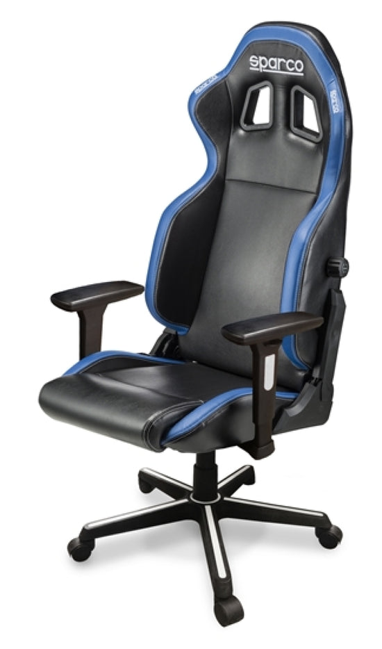 Picture of Sparco 00998NRAZ Icon Black & Blue Sparco Game Chair