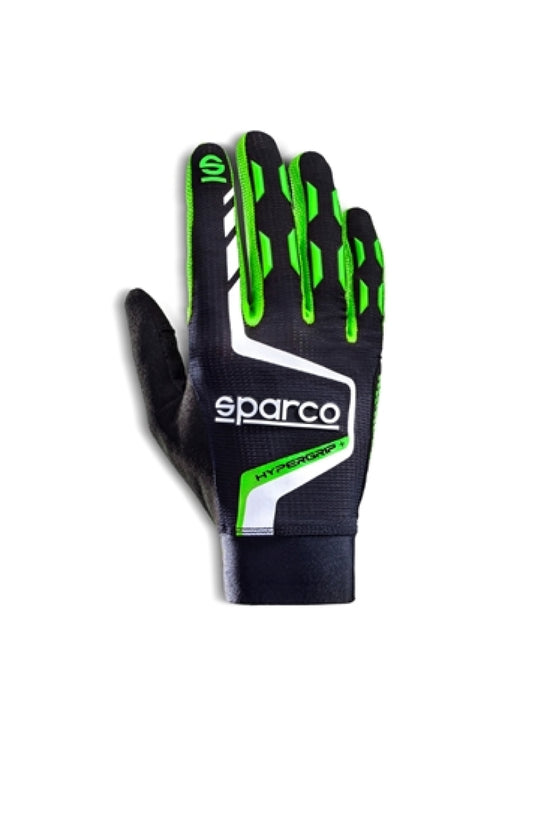 00209510NRVF Hypergrip Plus Gloves, Black & Green - Size 10