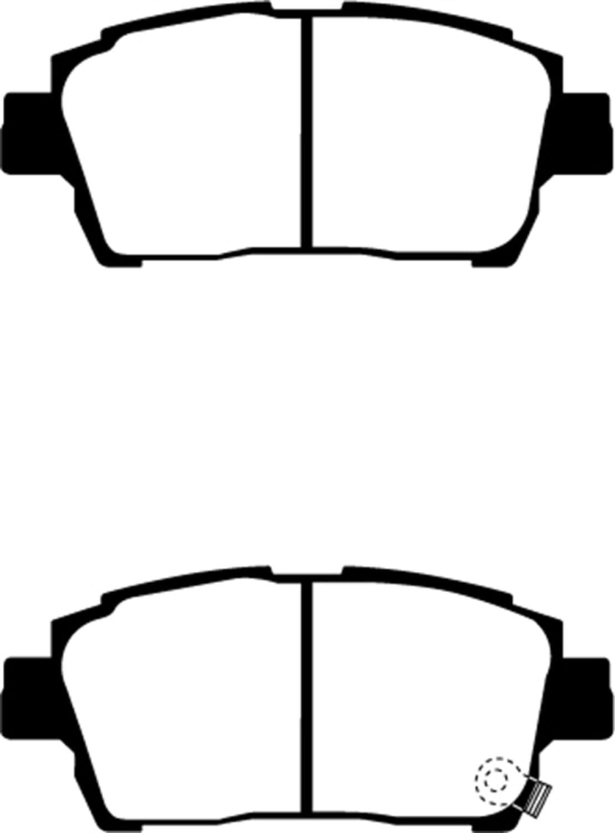 DP41459R Yellowstuff Front Brake Pads for 2003-2007 Scion XA 1.5