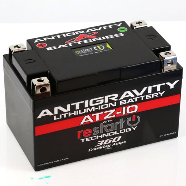 AG-ATZ10-RS Antigravity YTZ10 Lithium Battery with Re-Start