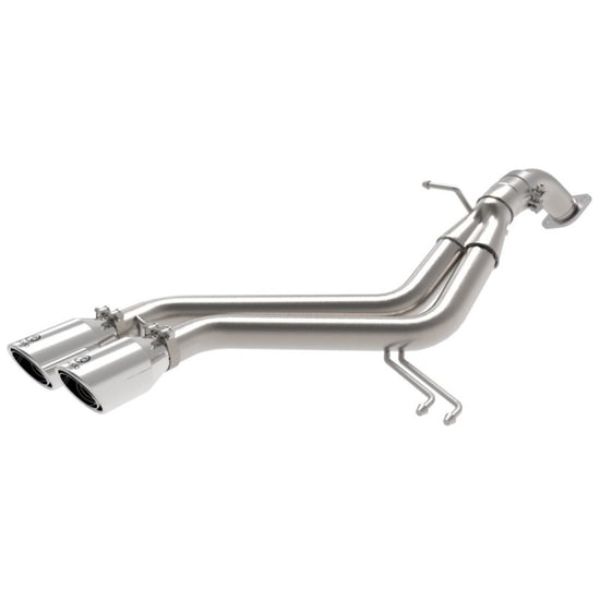 aFe 49-37019-P 2.5 in. 304 Stainless Steel Axle-Back Exhaust with Polished Tips for 2013-2017 Hyundai Veloster L4-1.6L Takeda