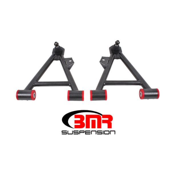 AA041H Black Hammertone Non-Adjustable A-Arms with Standard Ball Joint for 1994-2004 Mustang Lower
