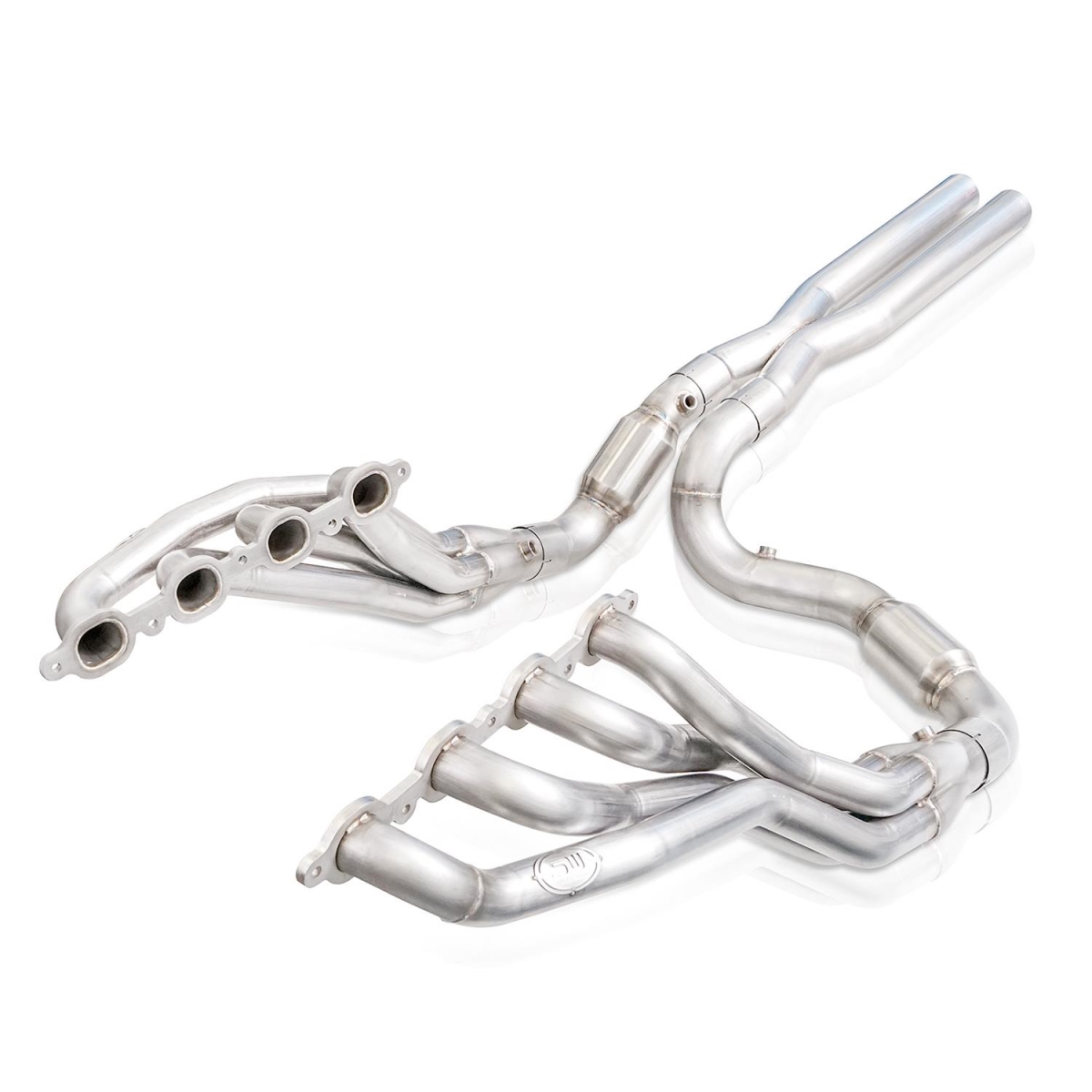 CT19HCAT 1.87 in. Primaries 3 in. Leads X-Pipe Catted Headers for 2019 Plus Chevrolet Silverado 5.3 6.2