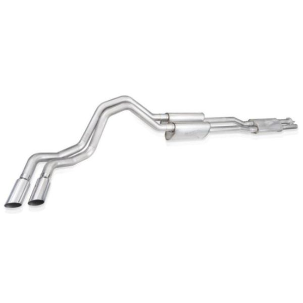 FT220CBR 304 Stainless Steel Redline Catback with 4 in. Polished Tips for 2020-2021 Ford F-250-F-350 7.3L