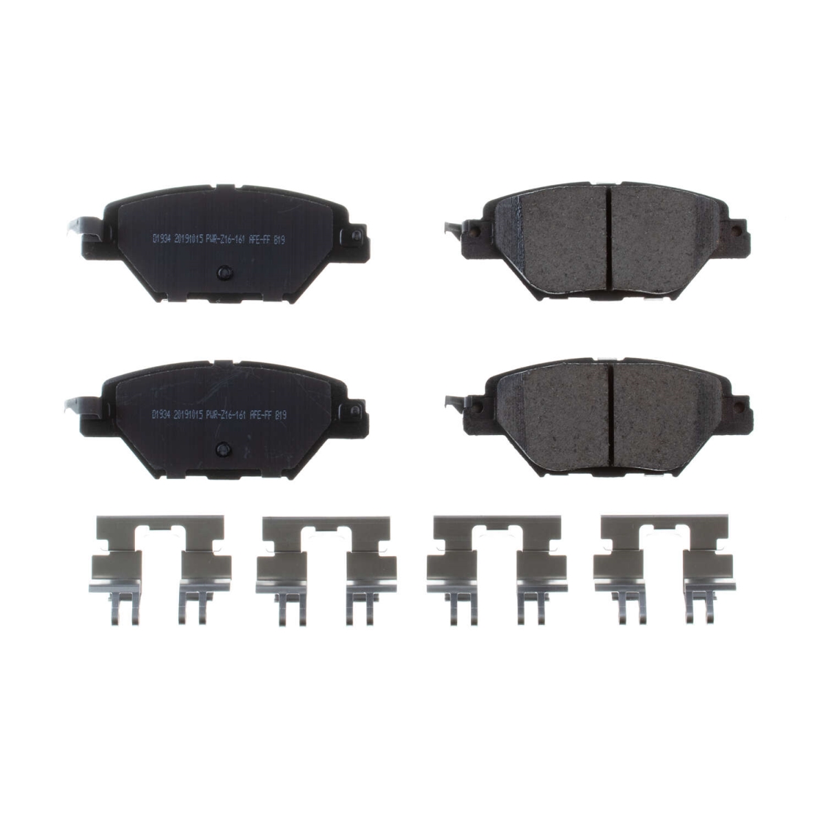 PowerStop 17-1934 Rear Z17 Evolution Ceramic Brake Pads with Hardware for 2016-2019 Mazda CX-9