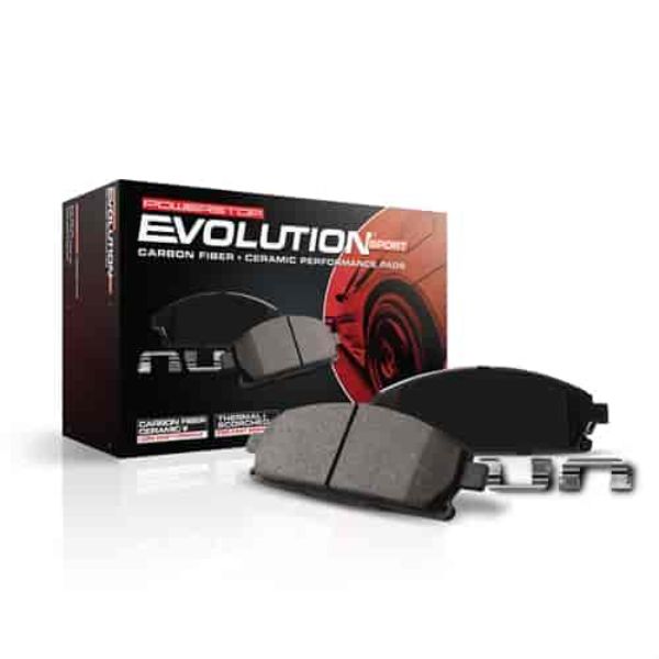 Rear Z23 Evolution Sport Brake Pads with Hardware for 2017-2019 Audi A4