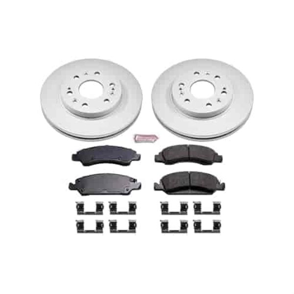 PowerStop CRK2069 Front Z17 Evolution Geomet Coated Brake Kit for 2008-2019 Cadillac Escalade